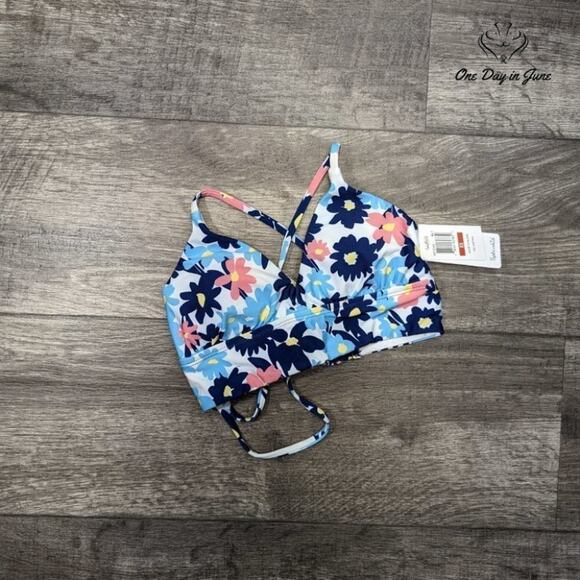 Splendid Room to Bloom Crop Bikini Top Size: XS - Picture 3 of 4